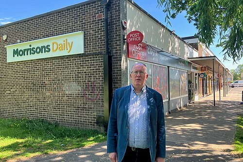 Stephen Fenton at Woodthorpe Post Office