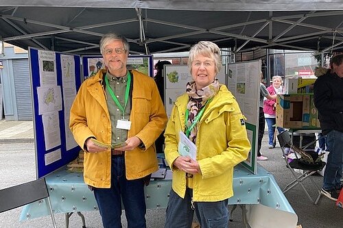 Cllrs Robert and Suzy at Green Fayre