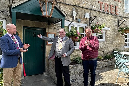 Reopening of local pub
