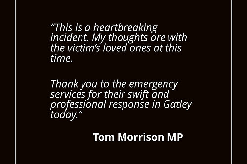 Statement from Tom Morrison MP