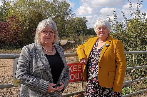 Lorna Dupre and Charlotte Cane MP