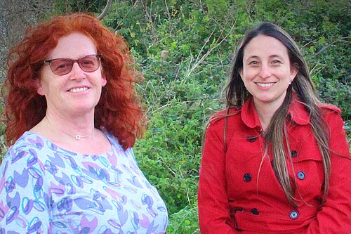 Cllr’s Karen Holmes and Jessie Jagger