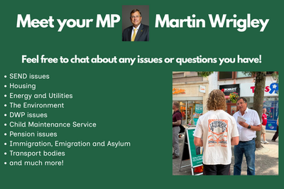 Poster with details of meeting MP