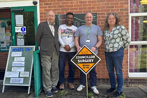 Liberal Democrats at Sandhurst Library Surgery