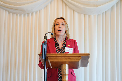 Helen hosting the Federation of Specialist Hospitals report launch