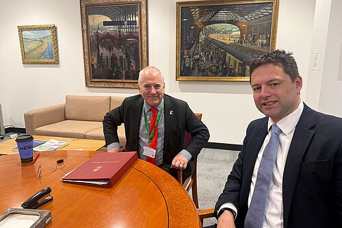 chris and rail minister