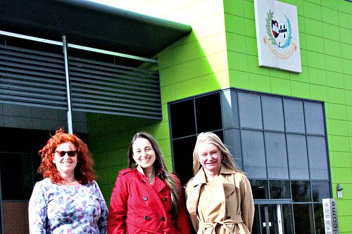 Cllrs Karen Holmes, Jessie Jagger and Mel Allcott