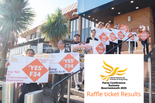 Raffle ticket results Autumn conf 25