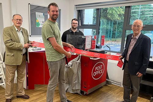 Haxby and Wigginton Councillors opening the new post office