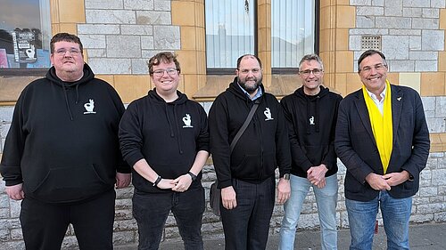 image of members of Andy's man club