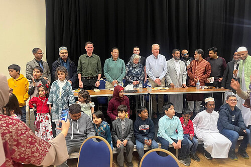 Celebrating Eid with the local Muslim community