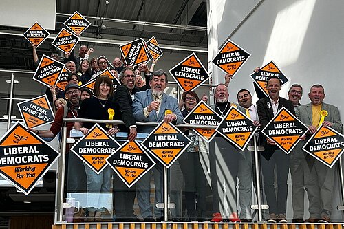 Horsham Liberal Democrats at the count