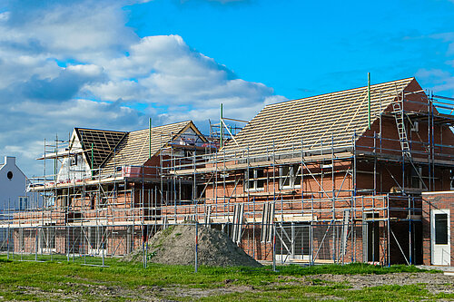 Houses being built
