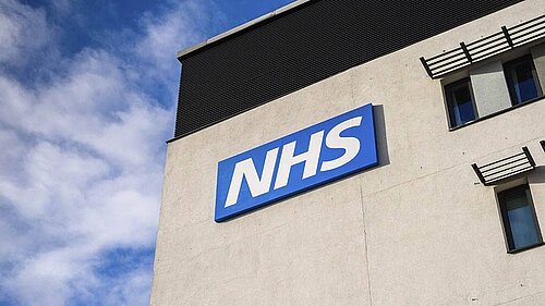 image of NHS building