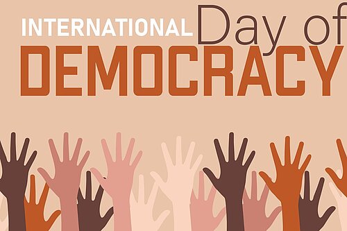 International Day of Democracy Graphic