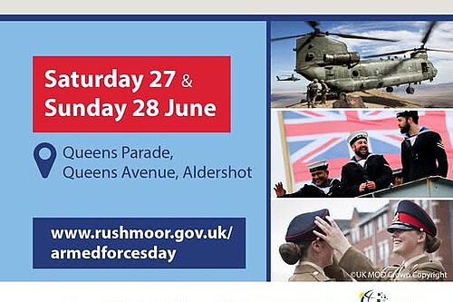 Armed forces weekend ad