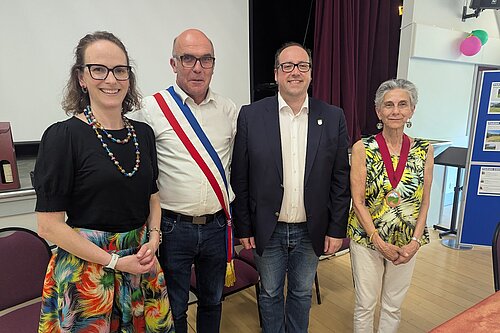 Alison at the Hassocks Twinning event