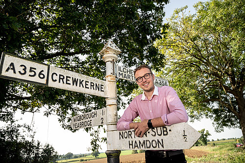 Adam with signs