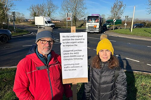 Cllr Curtis and Manuela