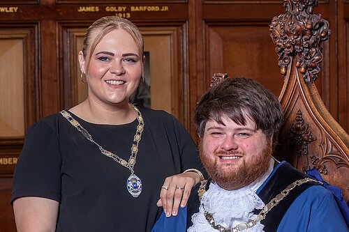 Councillor Andrew Bond and Councillor Jade Seager