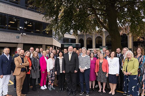 Liz Leffman and the Lib Dem County Group
