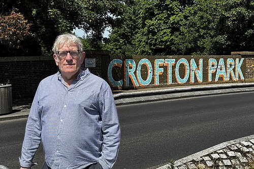 Richard Elliott at Crofton Park station