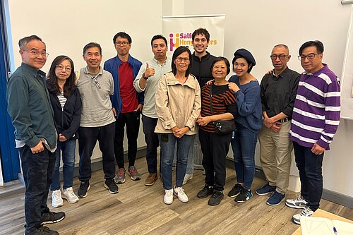 Cllr heilbron with the salford Hongkongers