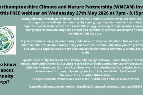 Community Energy webinar