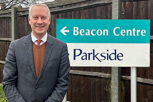 Gideon Amos at Musgrove Park Hospital's Beacon Centre