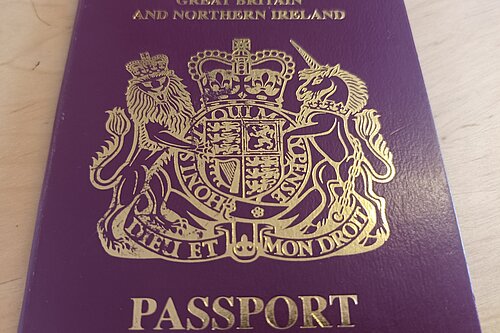 Red (European Union) British Passport
