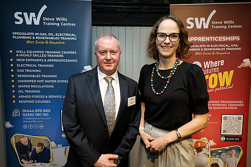 Alison with Steve Willis