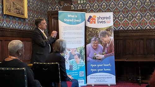 Martin at Shared Lives Event