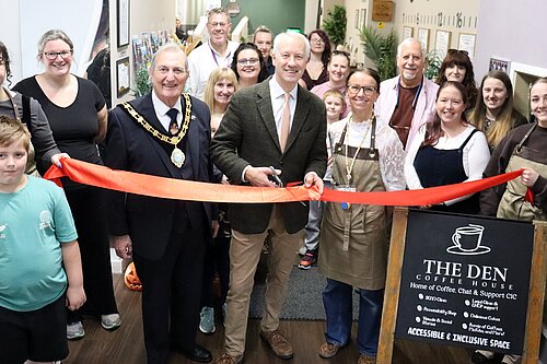 The Den Coffee House opened by Gideon Amos and Martin Strauss