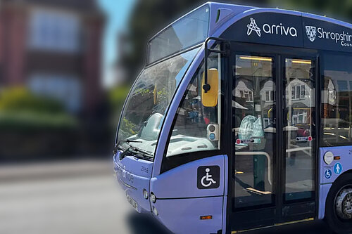 A local bus in Shropshire