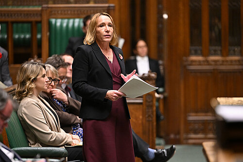 Helen Morgan speaking in Parliament