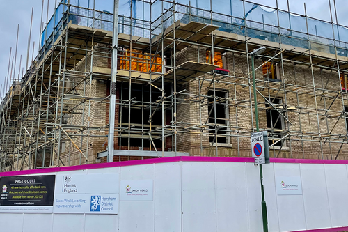 New housing in Horsham