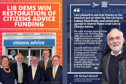 Citizens Advice Exeter win summary graphic