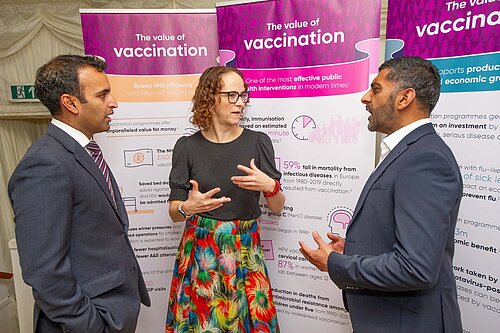 Alison discussing vaccines