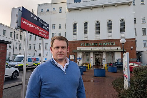 Luke at St Helier Hospital