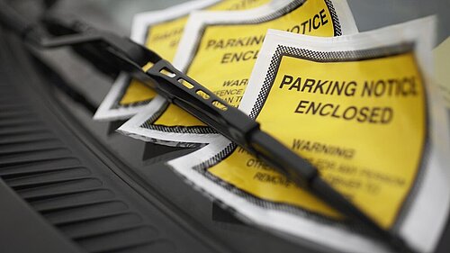 picture of parking tickets