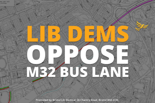 Lib Dems oppose M32 bus lane