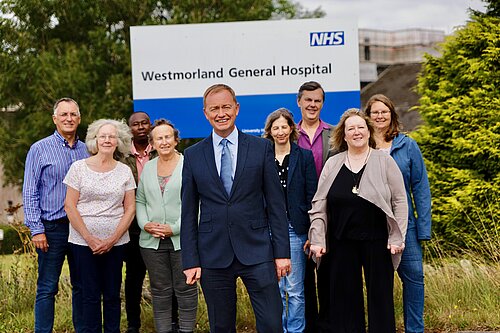 Tim outside WGH