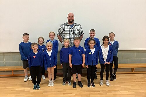 Joe With Students