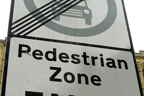 pedestrian zone