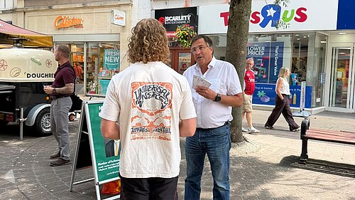 image of martin at street surgery