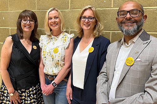 Jane, Erika, Kirsten & Billah at the election count