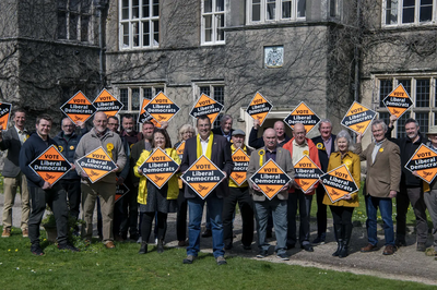 Lib Dem Group at Manifesto Launch 2023