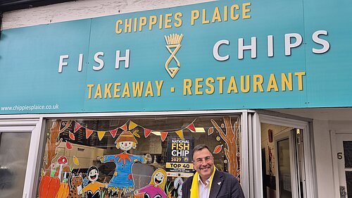 image of Martin at Chippie's Plaice