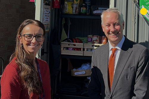 Claire Naylor and Gideon Amos MP