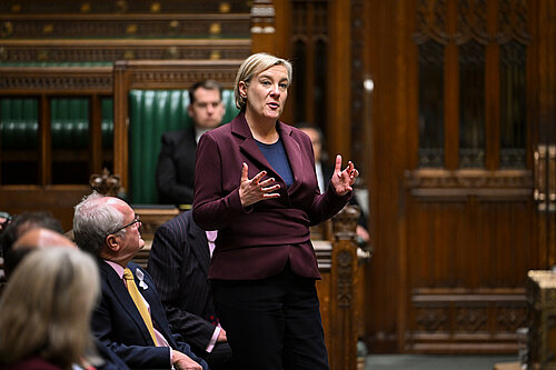Lisa Smart MP speaking in the House of Commons. Picture courtesy of House of Commons